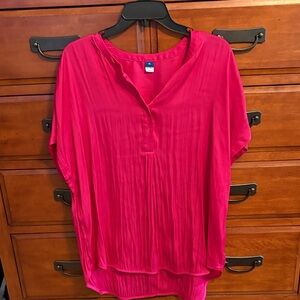 Old Navy Elegant Pink Blouse for Women